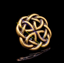 10PC VINTAGE BRASS CELTIC KNOT