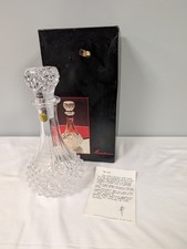 Vintage French Cristal d'Arques 24% Lead Crystal Decanter Boxed