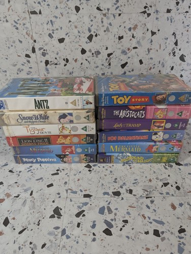 Disney classics vhs bundle - disney,