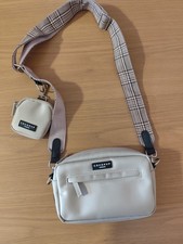 Cocopup Caramel Latte Dog Walking Bag With Plaid Strap