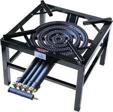 20.8KW 4 KEY HEAVY DUTY CAST IRON LPG GAS RING COOKER BURNER CATERING OUTDOOR