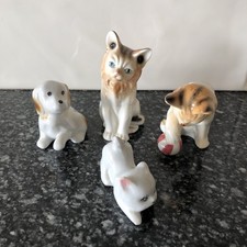 Vintage Cats & Dog Figurines