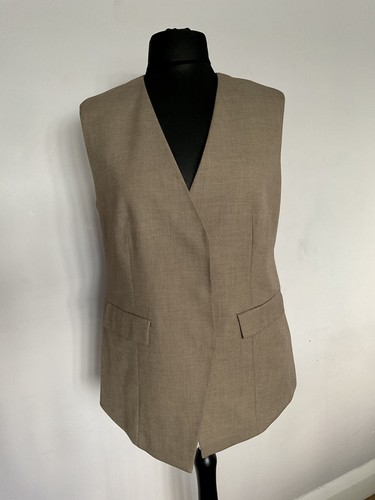 Beige waistcoat tailored - beige,