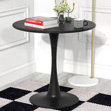 Stylish Tulip Dining Table 90cm Wood & Metal Base Kitchen Dining Room Office