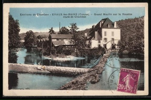 Old postcard evaux - old, /