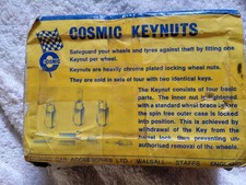 HILLMAN IMP cosmic locking wheel nuts - DOMED 7/16 FITMENT and rootes group