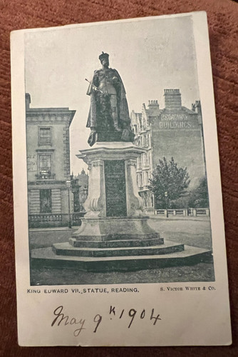 Antique postcard reading - antique,
