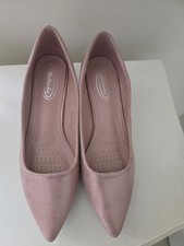 womens pink Kitten Heel Shoes Size 5 by malunka