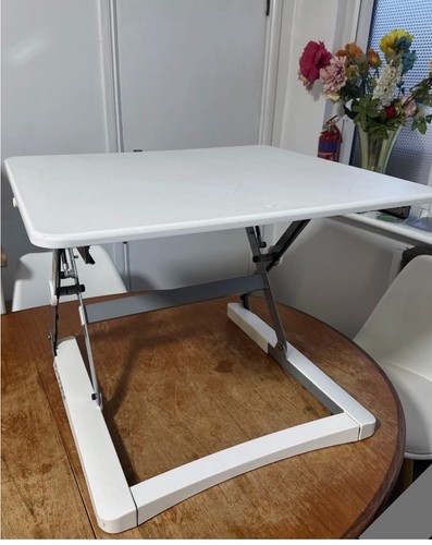 Sit stand desk white - -,