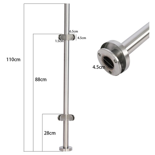 110cm stainless steel - 110cm,