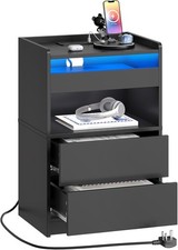 HOOBRO Bedside Table End Table