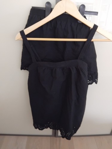 Sainsbury black two piece - black,