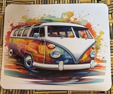 Mouse Mat Pad with Camper Van