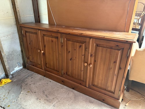 Solid pine sideboard - solid, cupboard
