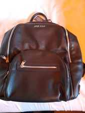 Jack Wills Black Faux Leather