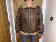 Cirrus Irvin RAF Ground Crew Sheepskin Flight Jacket Vintage