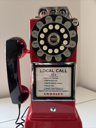 Crosley red 1957 retro pay - crosley,