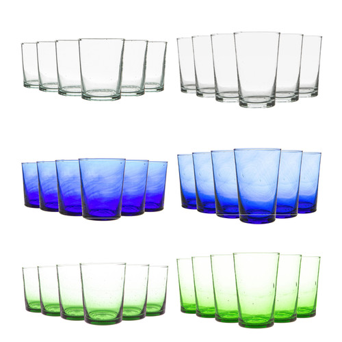Meknes recycled drinks glasses - recycled,