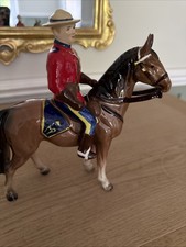 Japanese 1950s Porcelain Figure of A Royal Canadian Mounted Police Office Canada