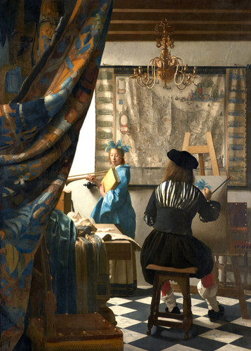 Johannes vermeer canvas - johannes,
