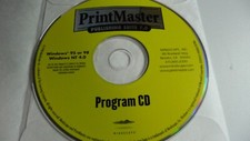 1 Program CD Print Master