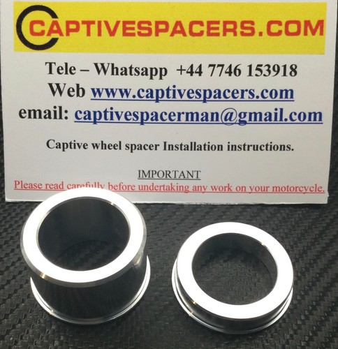 Ducati captive wheel spacers - captive,