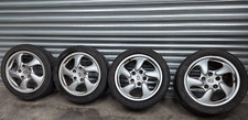4x GENUINE PORSCHE BOXTER CAYENE CARRERA 17" TWIST ALLOY WHEELS