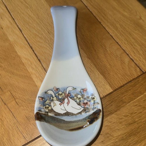 Goose ceramic spoon - spoon, rest