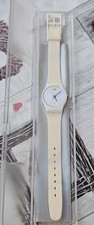 Rare Old Swatch 1985 Dotted Swiss GW104 Swatch & Strap WORKING
