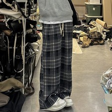 Casual Loose Fit Retro Plaid