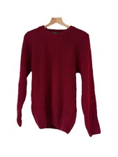 Boohoo Man Burgundy Chunky
