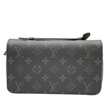 Auth LOUIS VUITTON Zippy XL M61698 Monogram Eclipse Monogram Eclipse (canvas)