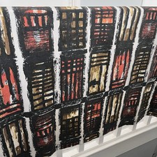 Vintage Fabric - Francis Price Screen Print - Midcentury Design