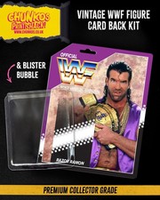 WWF Razor Ramon Card Back Custom Kit 4.5” Vintage Hasbro Wrestling Figures