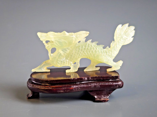 Chinese carved jade - carved,