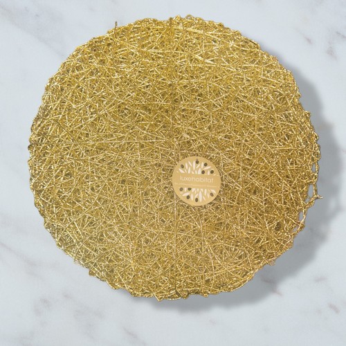 Luxehabitat gold round - luxehabitat,
