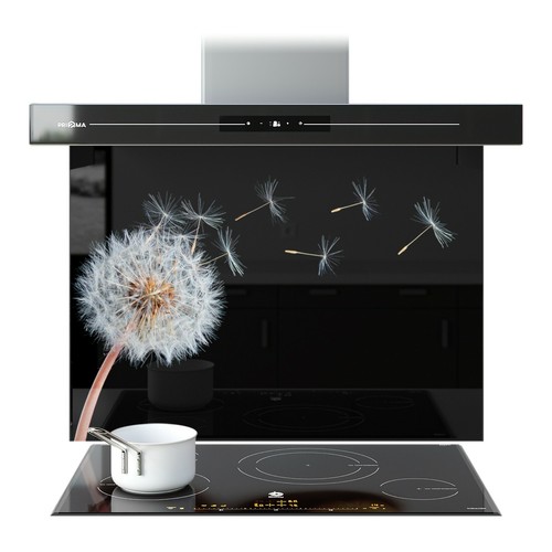 Kitchen glass splashback - kitchen,