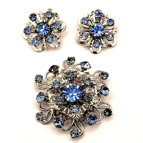 Sparkling blue rhinestone - sparkling,