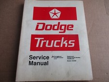 Dodge Truck Service Manual