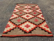 Antique Navajo Hand-woven Native American Ganado Wool Rug 170x104cms 