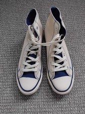 MENS ALDI MANIA HI TOP CANVAS RETRO BASEBALL BASKETBALL BOOTS TRAINERS - UK 9