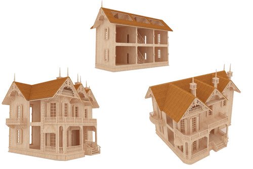 Dolls house mansion - dolls,