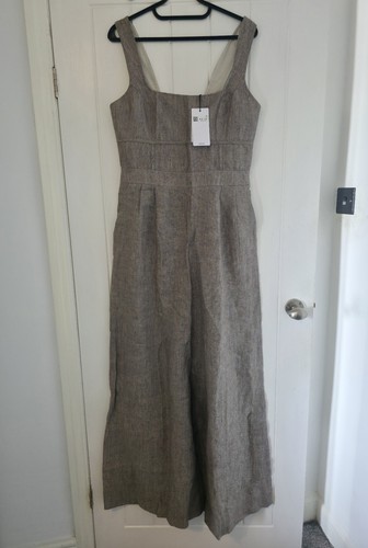 Reiss linen wide leg jumpsuit - reiss, wide-leg