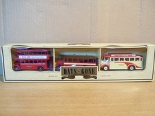 Lledo Days Gone Set Of 3 Vintage Buses Hebble Motors Halifax Yorkshire New