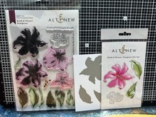 Altenew Build-A-Flower: Stargazer Lily Mask Stamp and Die Bundle