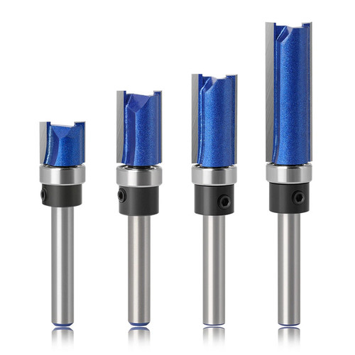 6mm shank straight flush - 1/4,