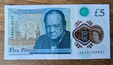 £5 Note  AA10, Very Rare, Very Low Number