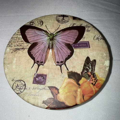 Purple butterfly double - purple, sided