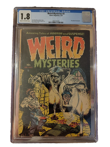 Weird mysteries cgc 1 8 - mysteries,