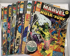 27 x The Mighty World of Marvel Incredible Hulk Comic Book Joblot Bundle